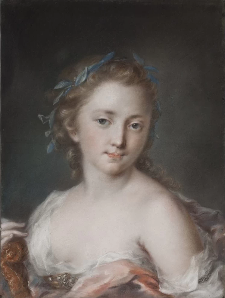 Giovane donna con una corona di alloro - Nationalmuseum